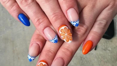 Preppy nails
