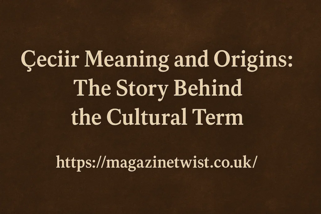 Academic and Linguistic Interest in Çeciir