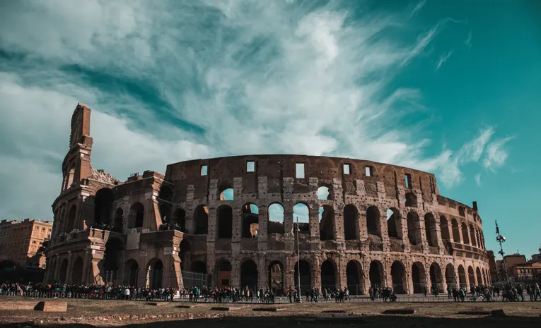 The Colosseum in Rome, Italy