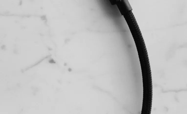 USB-C charging cable close up