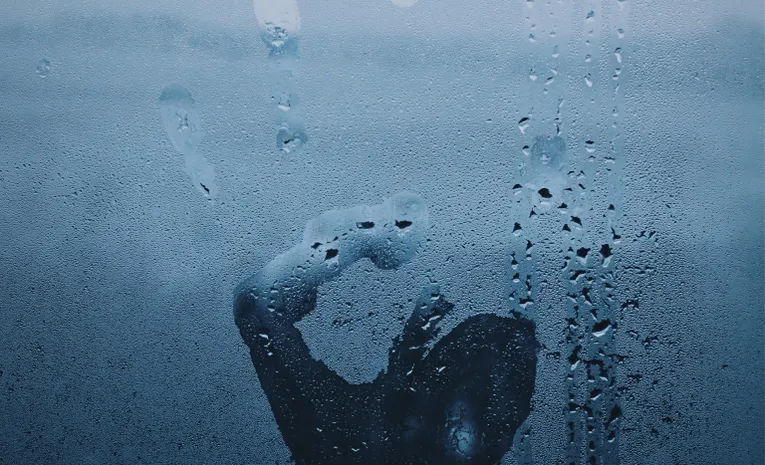 Condensation on a window, a common cause of household mould